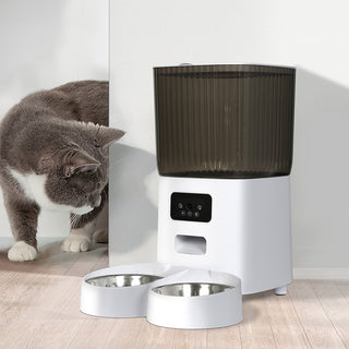 PaWz 5L Auto Pet Feeder Automatic Camera Wi-Fi White-1836526665627471878