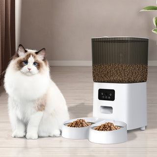 PaWz 5L Auto Pet Feeder Automatic Camera Wi-Fi White-1836526665627471879